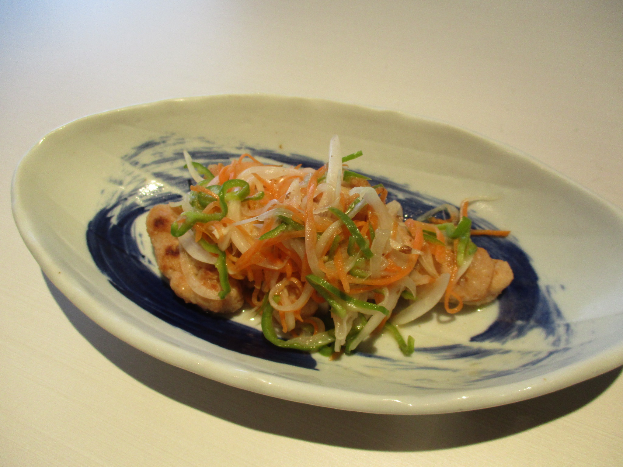 大豆ミートのソテー　南蛮漬け