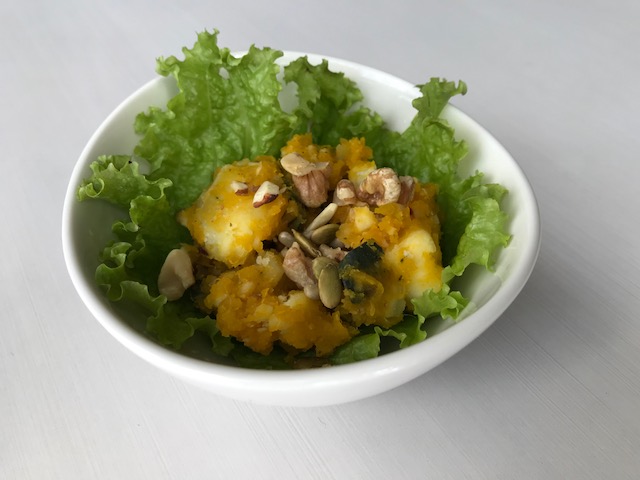 さつまいもとかぼちゃのサラダ