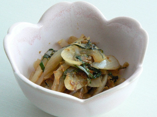 玉ねぎの味噌炒め