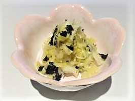 (通)キャベツの海苔和え