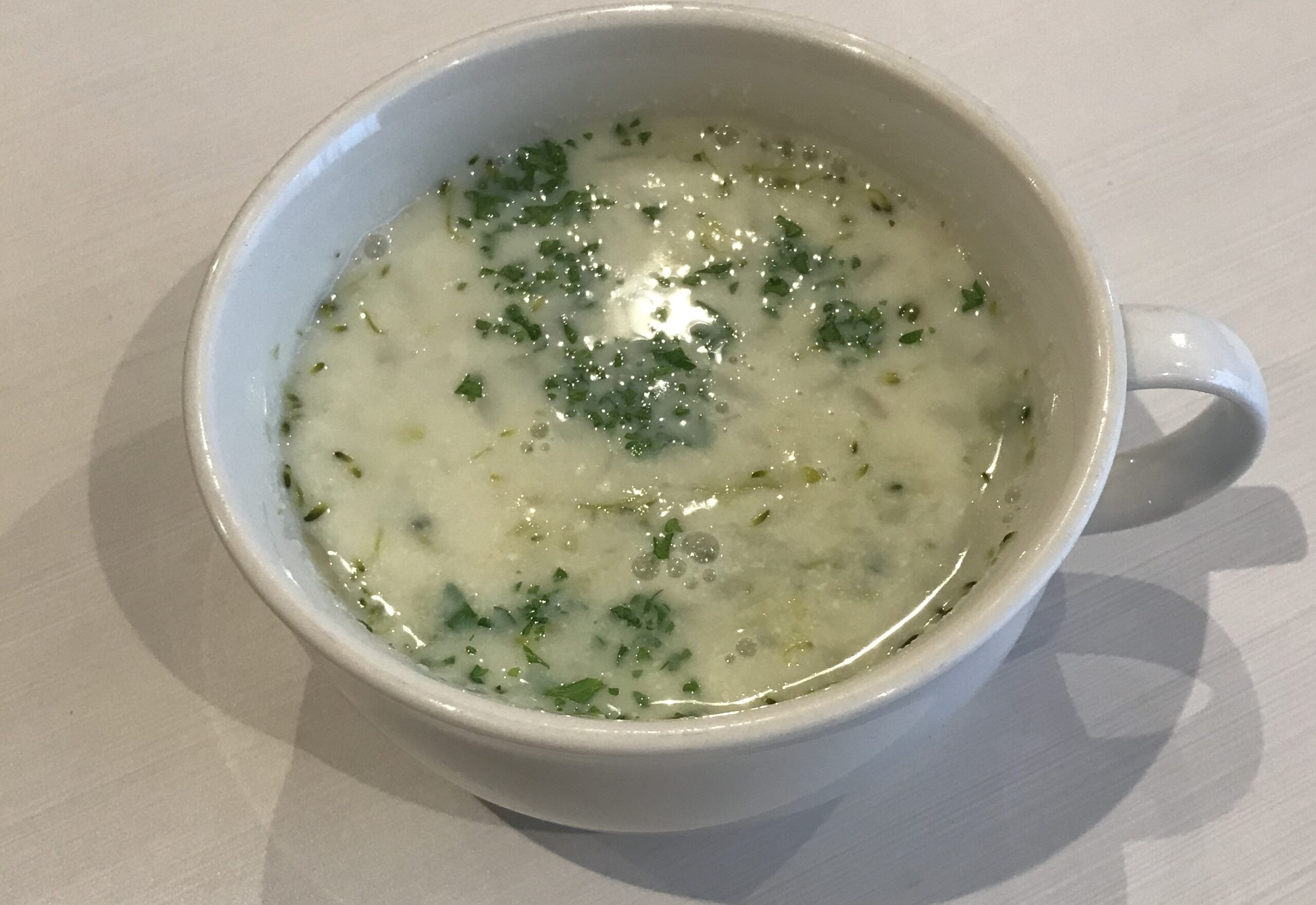 ブロッコリー豆乳スープ