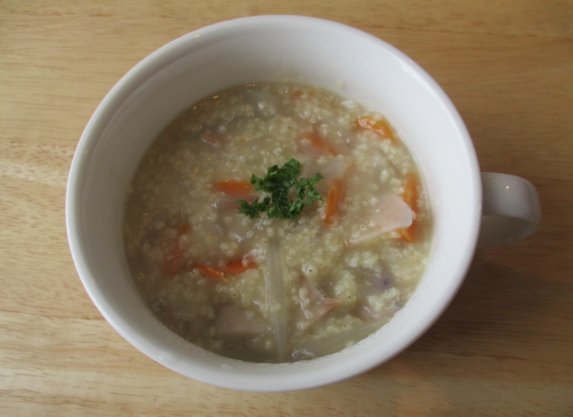 ひえのクリーミ―スープ