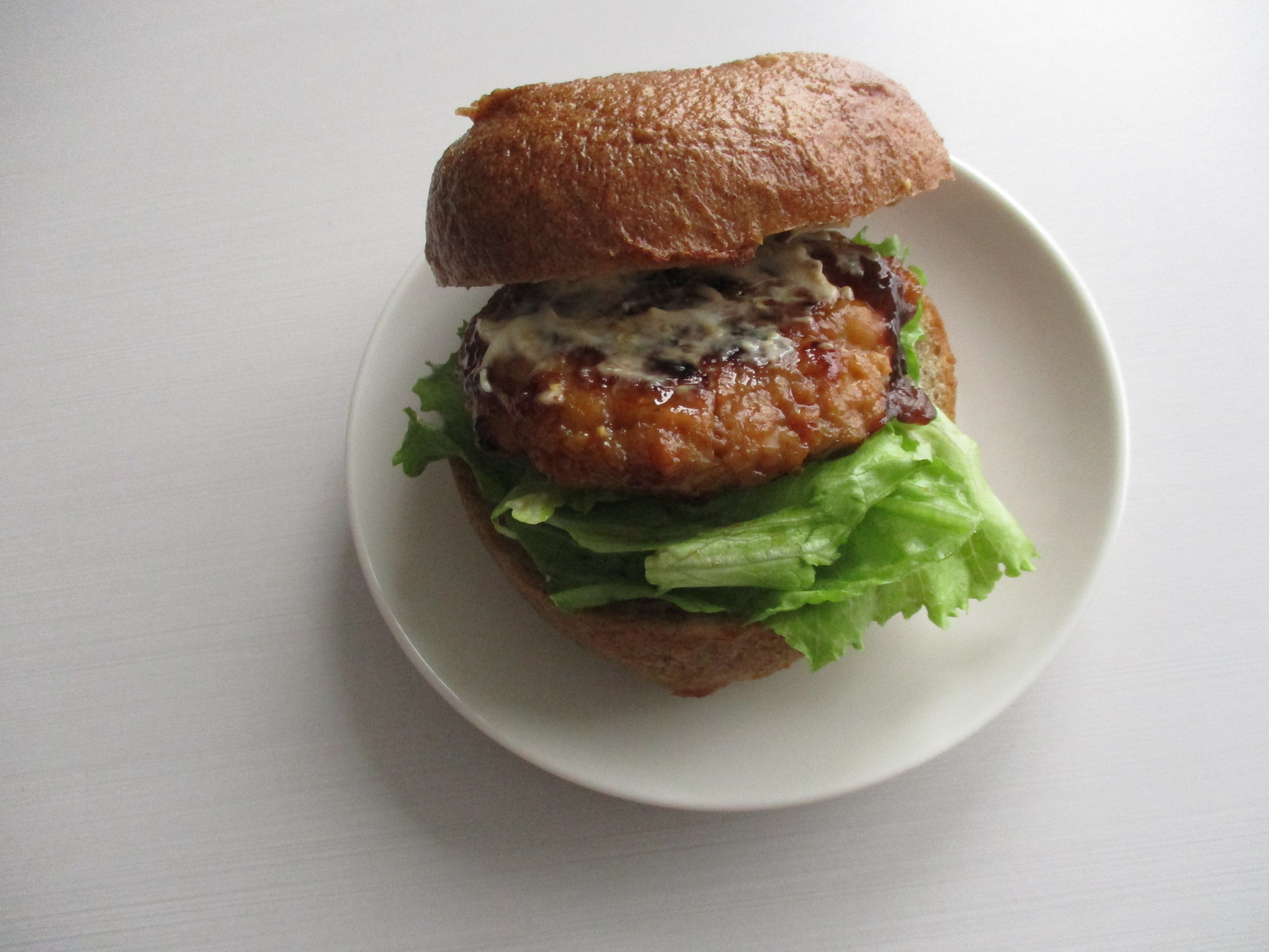 手作りベーグルサンド~大豆ミートパテ