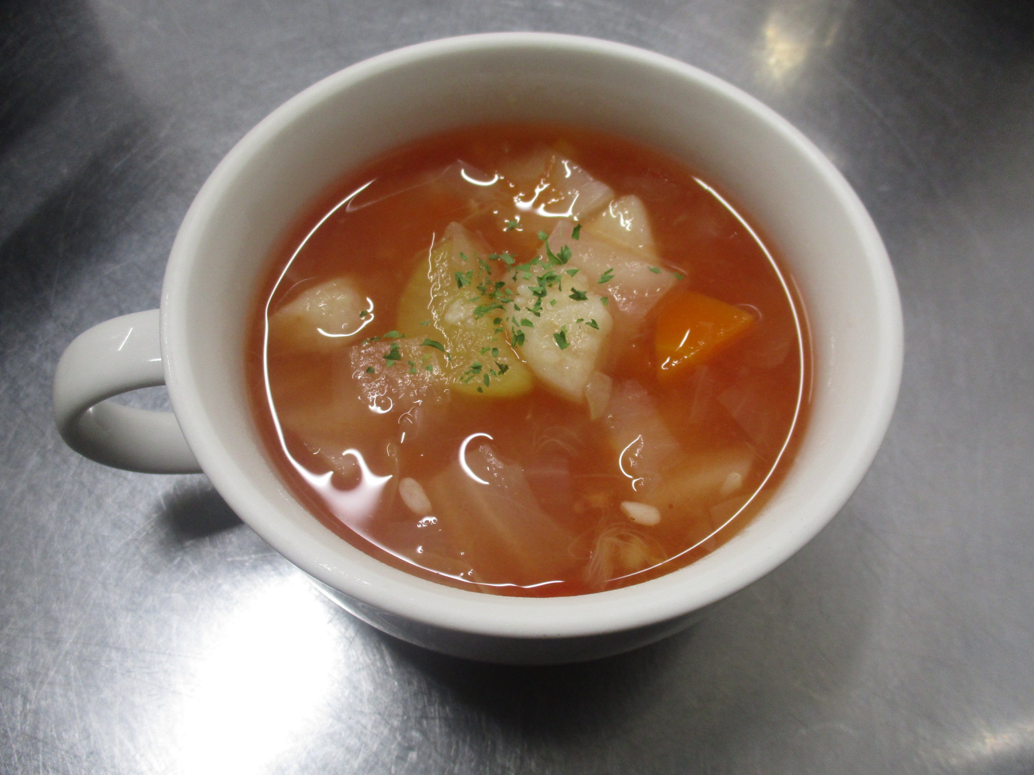 塩糀トマトスープ