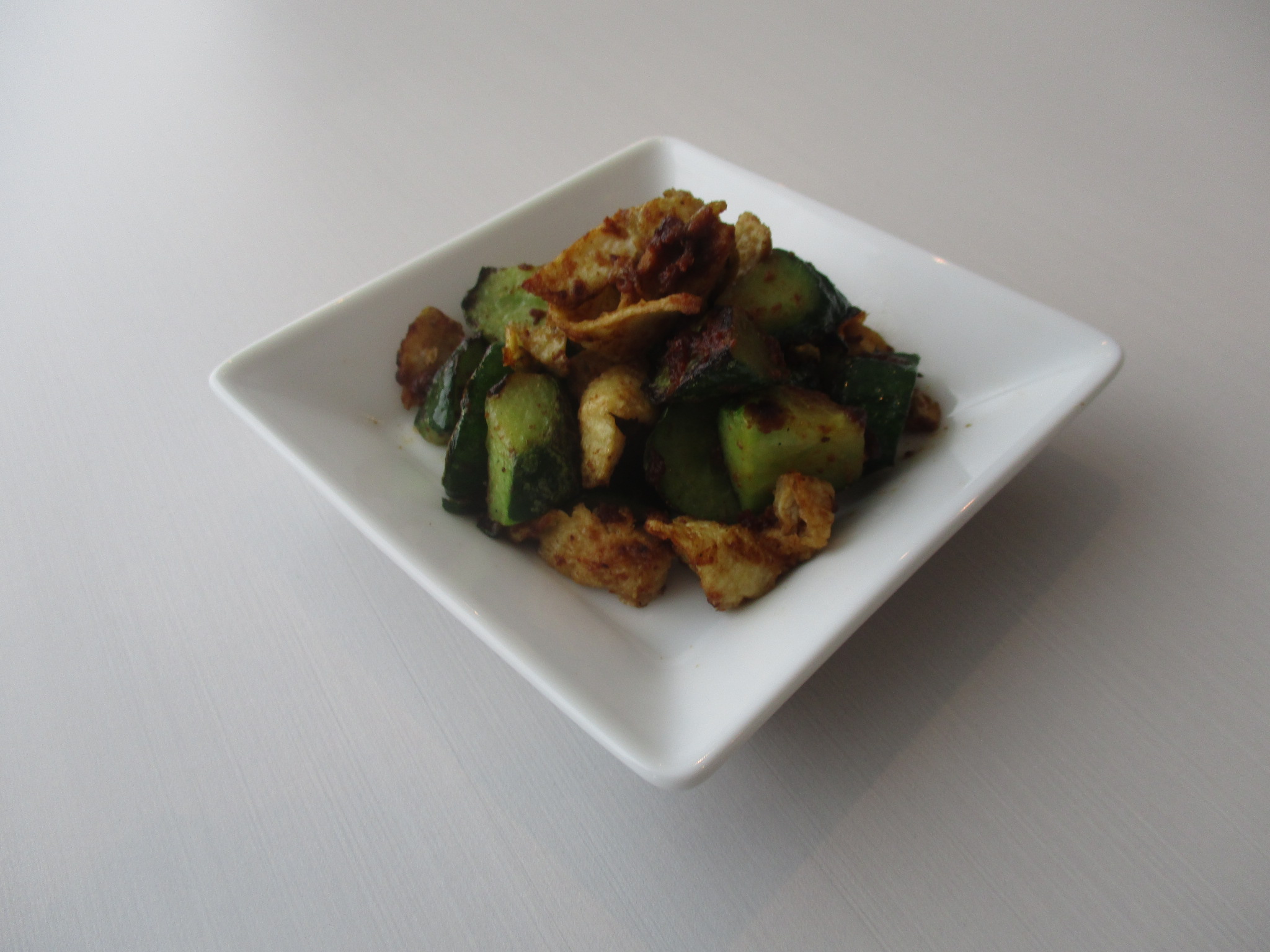 きゅうりの炒め物