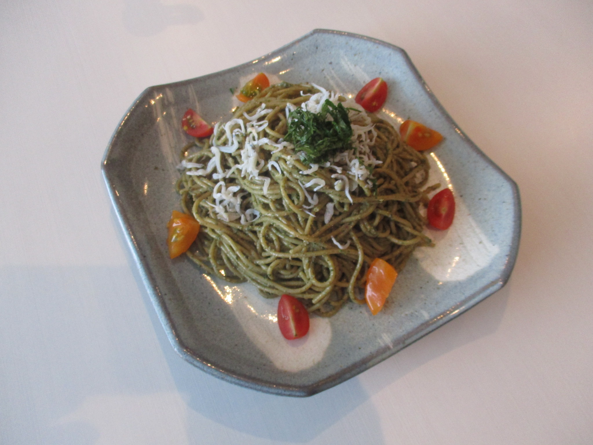 大葉のジェノベーゼパスタ