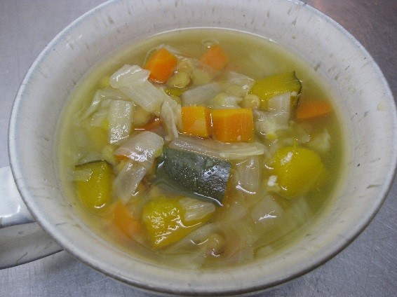 甘い野菜のスープ