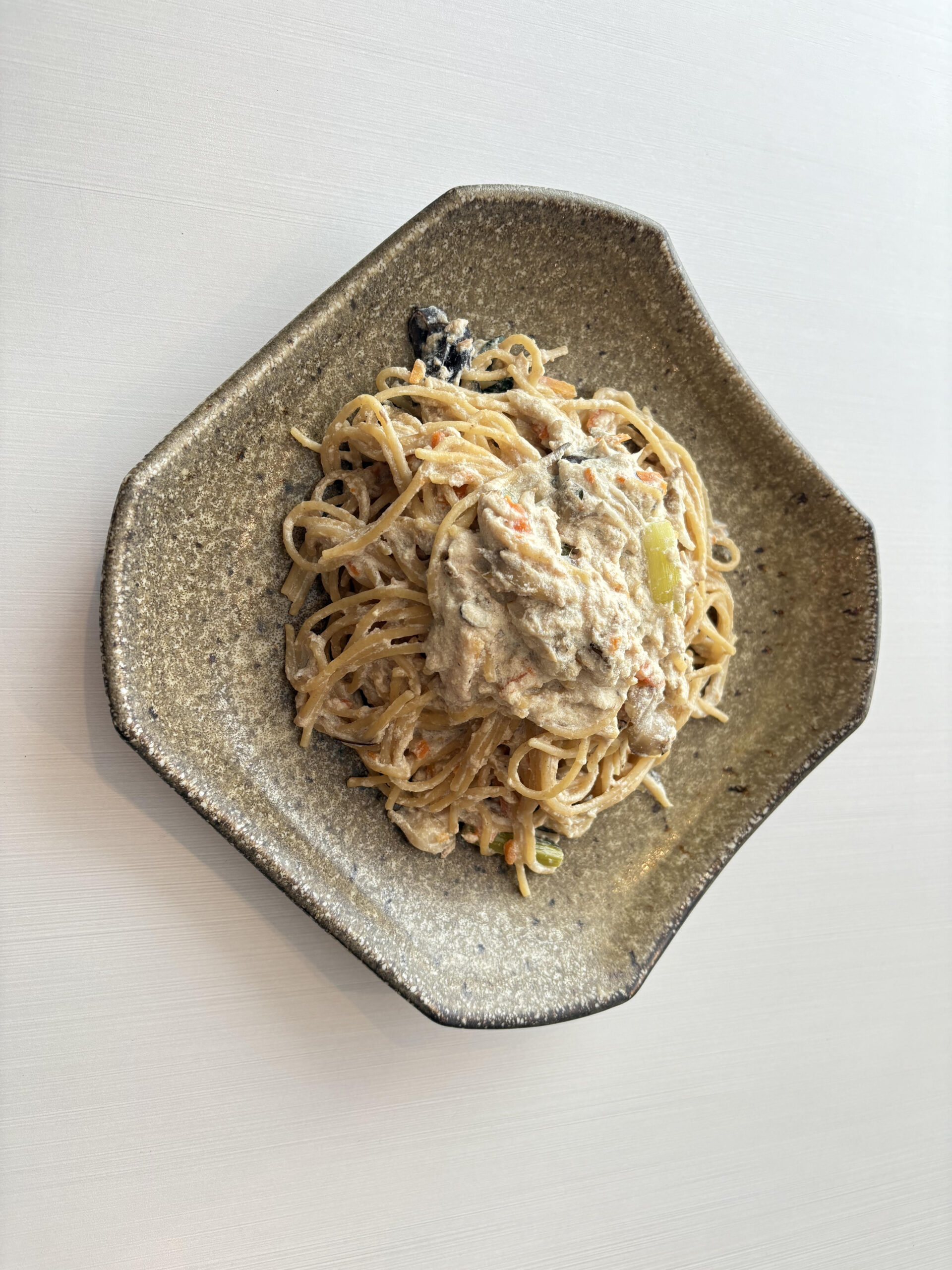 きくらげときのこのクリームパスタ