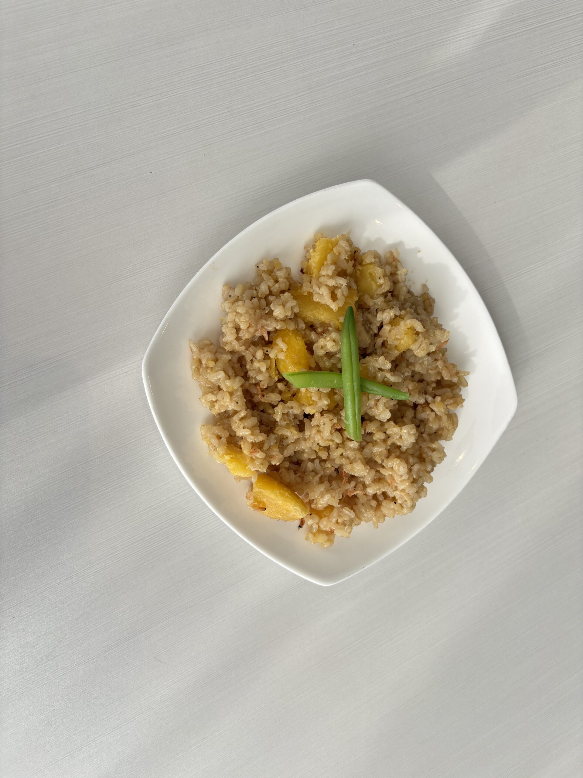 玄米のパエリア